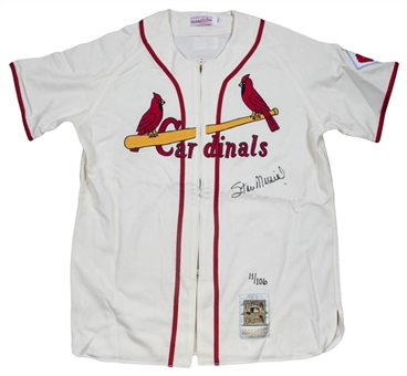 Stan Musial Signed 1951 St. Louis Cardinals Throwback Flannel Jersey (LE 11/106) (UDA)